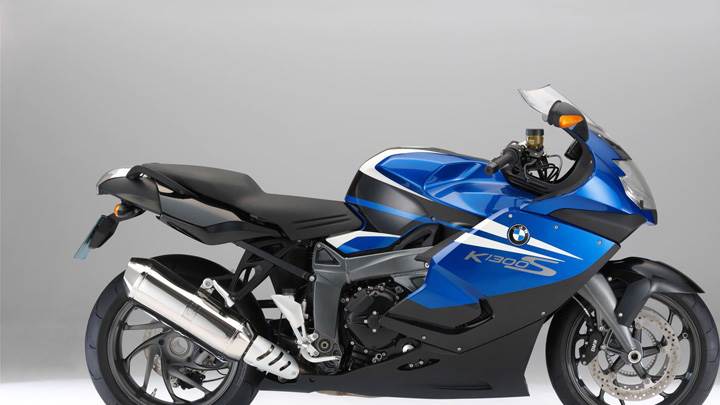 Side Pose Of BMW K1300S In Blue